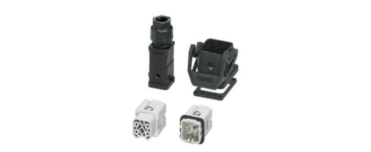 Phoenix Contact Connector Set, 4 Way, 10A, HC-STA, 230 V