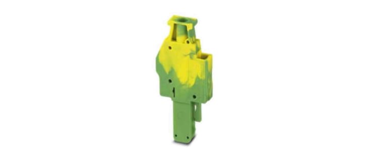 6.2mm Pitch 1 Way Pluggable Terminal Block, Plug, DIN Rail, Screw Termination