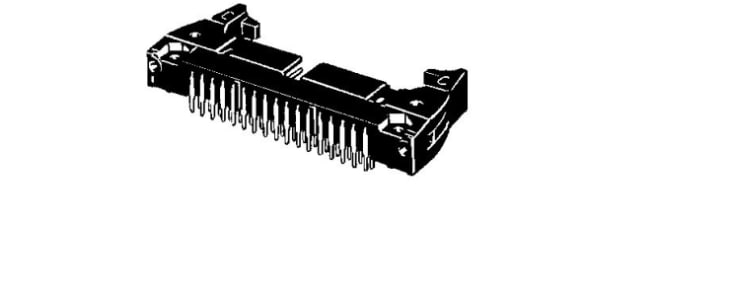 Omron 50-Way Connector Plug for  Through Hole Mount, 2-Row