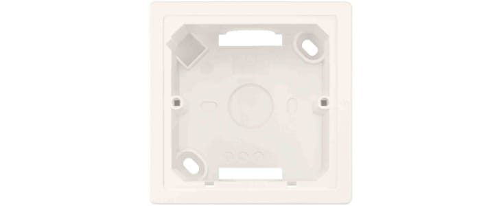 Siemens DELTA White Gloss Thermoplastic Back Box, IP20, 84 x 42.5 x 42.5mm