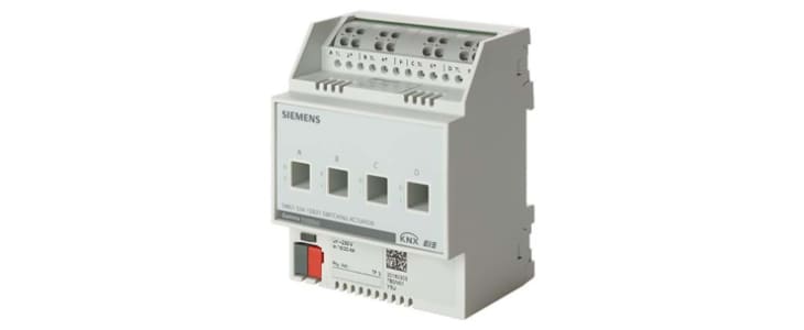 Siemens 5WG1534 Lighting Controller Switch Actuator, DIN Rail Mount, 230 V