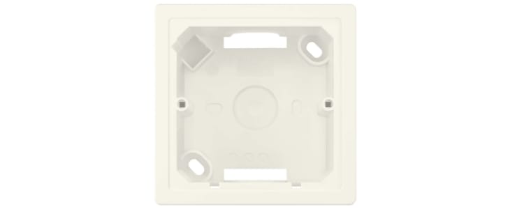 Siemens DELTA White Gloss Thermoplastic Back Box, IP20, 84 x 42.5 x 42.5mm