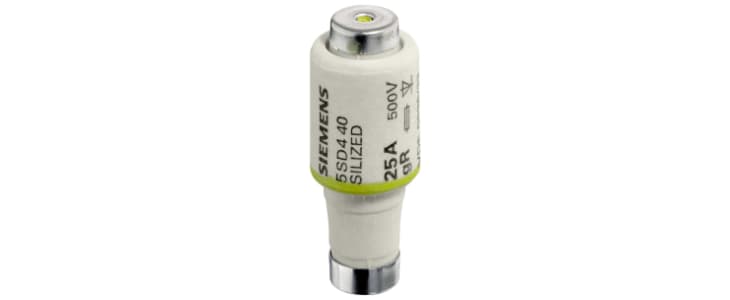 Siemens 16A DII Diazed Fuse, E27 Thread Size, gR, 500V