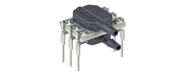 Honeywell Differential Pressure Sensor, 6.9kPa Operating Max, Surface Mount, 6-Pin, 206kPa Overload Max, SMT