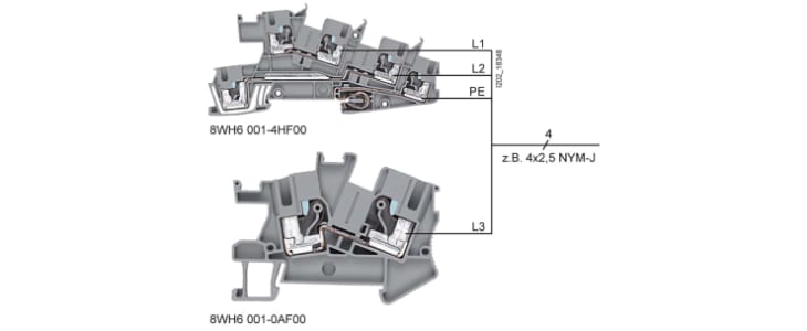 8WH Installation Terminal for use with  for use with Terminal Blocks