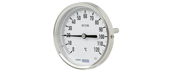 WIKA Dial Thermometer 0 → +60 °C, 3903583