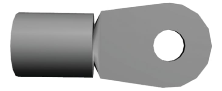 TE Connectivity, SOLISTRAND Uninsulated Ring Terminal, M6 Stud Size, 26.7mm² to 42.4mm² Wire Size