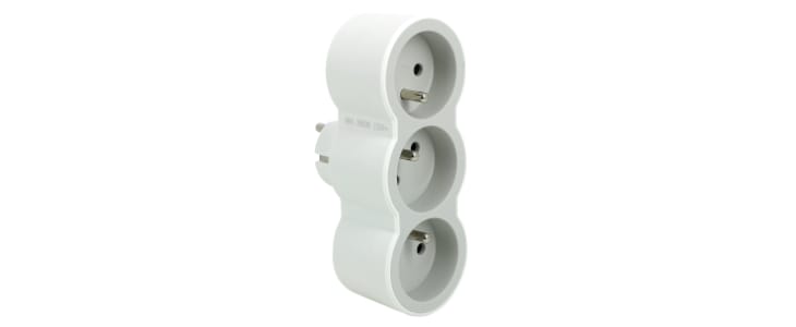 Legrand French / German Multi Outlet Plug, 16A, Plug-In