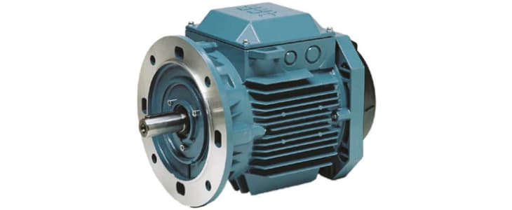 ABB 3GAA Reversible Induction AC Motor, 0.25 kW, IE2, 3 Phase, 4 Pole, 415 V, Flange Mount Mounting