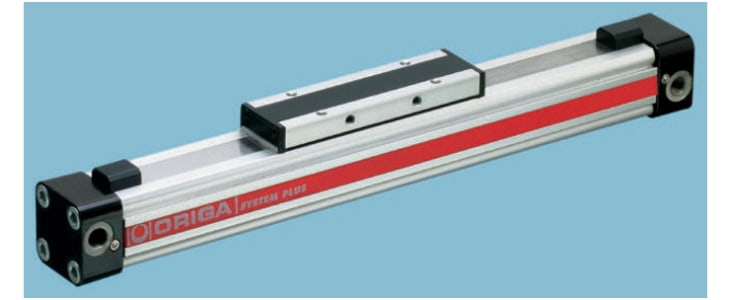 Parker Origa Double Acting Rodless Pneumatic Cylinder 1000mm Stroke, 25mm Bore