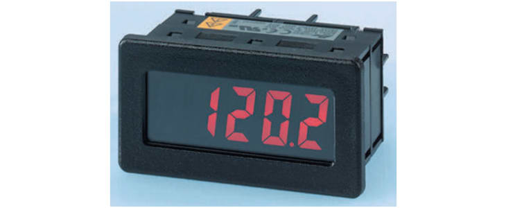 Red Lion Digital Ammeter DC, 33mm x 68mm, ±0.1 %