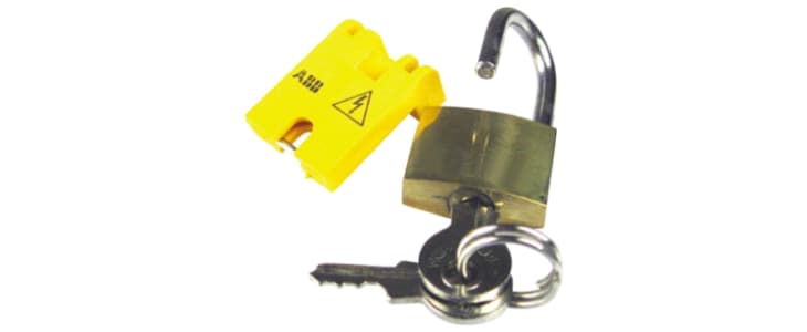 Padlock with Key & Adapter for use with E 220 Series, E 270 Series, F 270 Series, F 370 Series, MultiSTOTZ Series, P