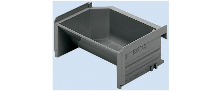 Bosch Rexroth Plastic Storage Bin, 100mm x 173mm, Black