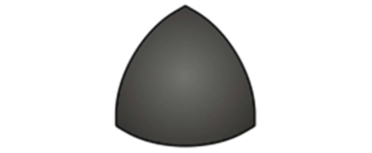 Bosch Rexroth Black Polypropylene Corner Bracket Cap, 20 x 20R Strut Profile, 6mm Groove