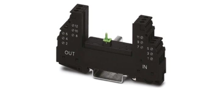 Phoenix Contact, PT 2X2+F-BE Surge Suppressor Unit 40 V dc Maximum Voltage Rating Surge Protector