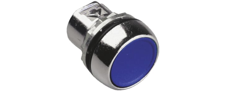 Allen Bradley 800F Series Blue Momentary Push Button Head, 22mm Cutout, IP65