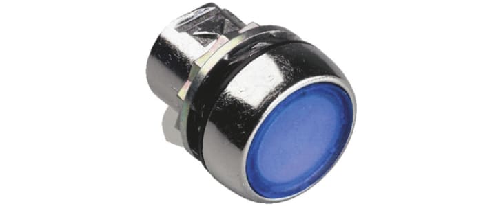 Allen Bradley 800F Series Blue Illuminated Momentary Push Button Head, 22mm Cutout, IP65