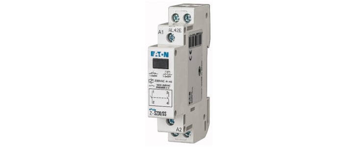 Eaton DIN Rail Power Relay, 230V ac Coil, 16A Switching Current, SPST