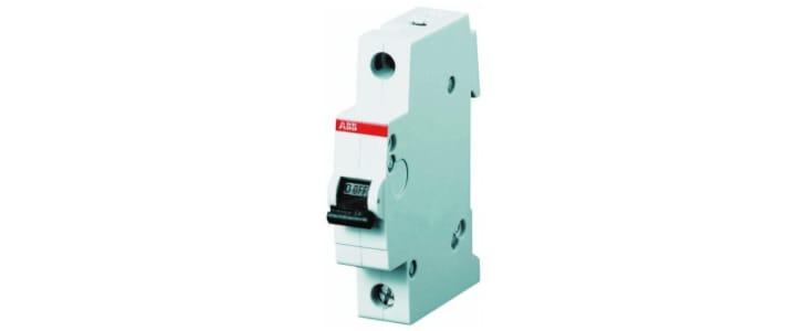 ABB Compact Home SH200 MCB, 1P Poles, 20A Curve B, 440V AC, 60V DC, 6 kA Breaking Capacity, MCB