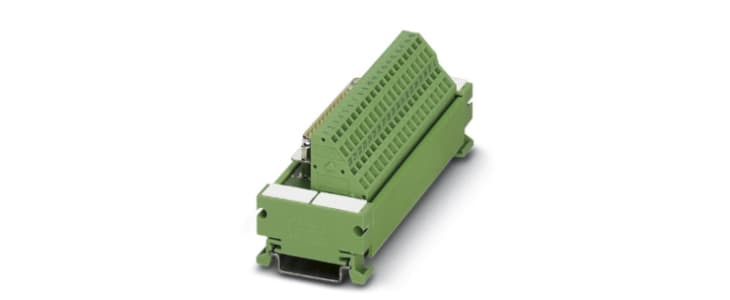 Phoenix Contact 9-Contact Male Interface Module, D-sub Connector, DIN Rail Mount, 2.5A