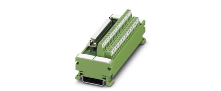 Phoenix Contact 37-Contact Female Interface Module, D-sub Connector, DIN Rail Mount, 2.5A