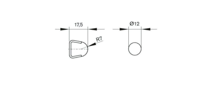 Bosch Rexroth Profile Rail 12mm, 3000mm Length