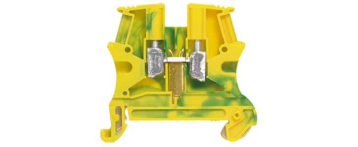 Legrand Distribution Block, 1 Way, 2.5mm², 18A, 800 V, Green, Yellow