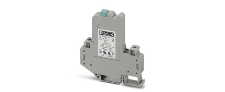 Phoenix Contact CLIPLINE Thermal Circuit Breaker - UT 6-TMC Single Pole 250V Voltage Rating DIN Rail Mount, 16A Current