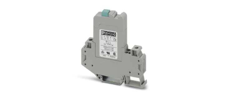 Phoenix Contact CLIPLINE Thermal Circuit Breaker - UT 6-TMC Single Pole 250V Voltage Rating DIN Rail Mount, 12A Current