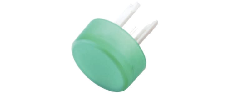 EAO Green Round Push Button Lens for Use with 19 Series