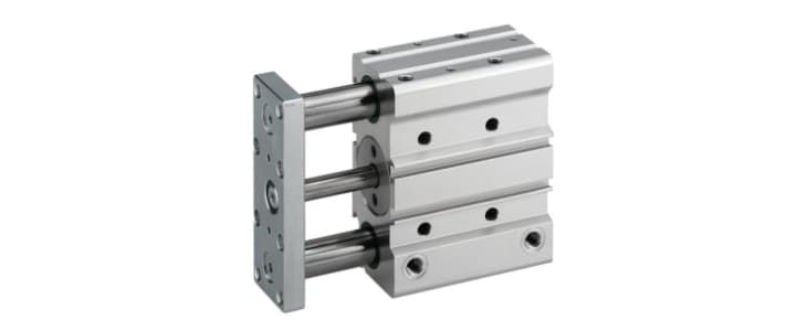 EMERSON – AVENTICS Pneumatic Guided Cylinder - 25mm Bore, 20mm Stroke, GPC-BV Series, Double Acting
