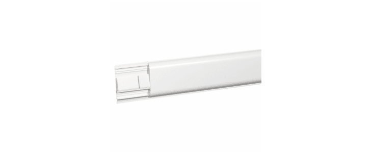 Legrand DLPlus White Skirting Trunking - Closed Slot, W120 mm x D20mm, L2m, PVC