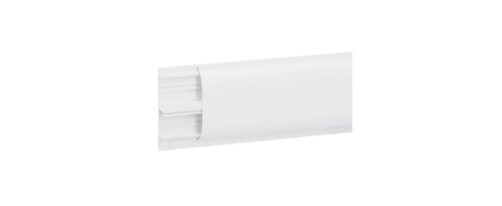 Legrand White Skirting Trunking, W80 mm x D20mm, L2m, PVC