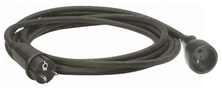 10m 1 Socket Type E - French Extension Lead