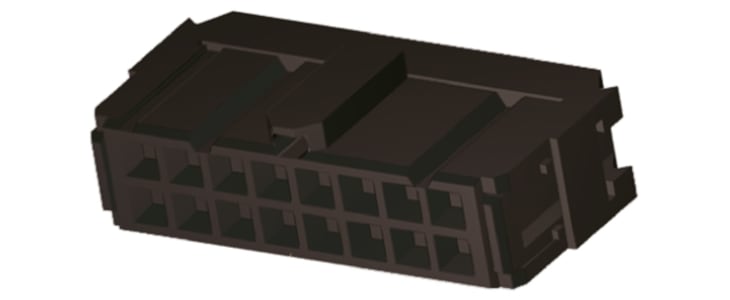 TE Connectivity 16-Way IDC Connector Socket for  Through Hole Mount, 2-Row