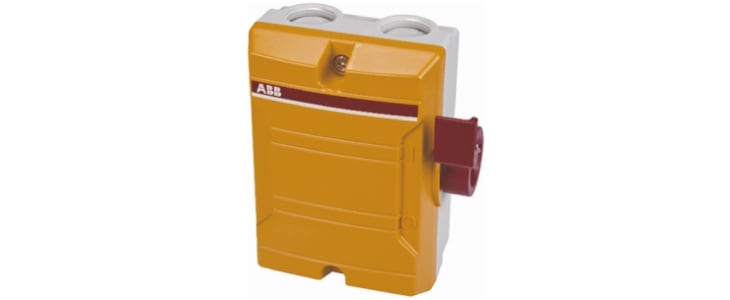 ABB 3 Pole Isolator Switch - 16A Maximum Current