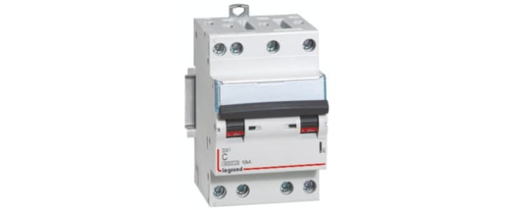 Legrand DX Range DX3 MCB, 4P Poles, 40A Curve C, 230V AC, 10 kA Breaking Capacity, MCB