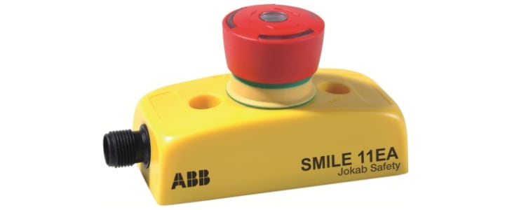 ABB 2TLA Series Twist Release Emergency Stop Push Button, Surface Mount, 1NC, IP65