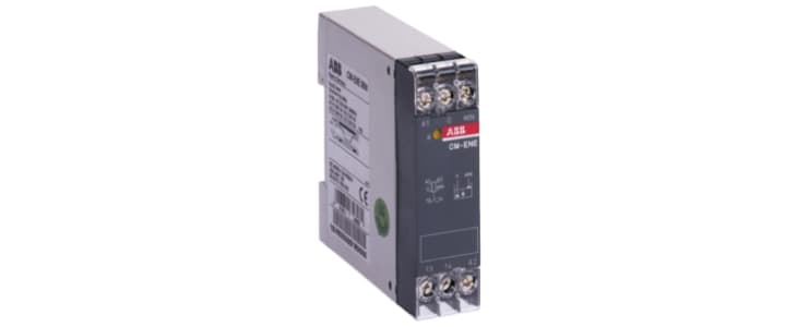 ABB Liquid Level Relay - DIN Rail, Screw Mount, Snap-On, 110 → 130 V ac