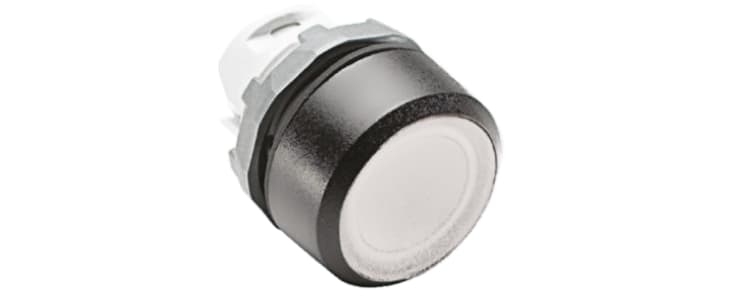 ABB Modular Series White Momentary Push Button Head, 22mm Cutout, IP66