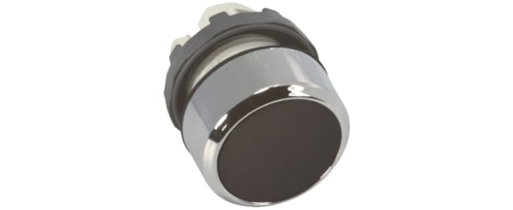 ABB Modular Series Black Momentary Push Button Head, 22mm Cutout, IP66