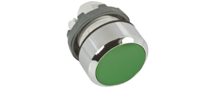 ABB Modular Series Green Momentary Push Button Head, 22mm Cutout, IP66