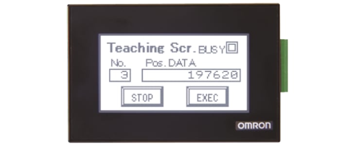 Omron NV3W Series Touch Screen HMI - 3.1 in, STN Display, 128 x 64pixels