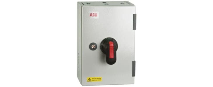 ABB 3 + N Pole Wall Mount Isolator Switch - 125A Maximum Current