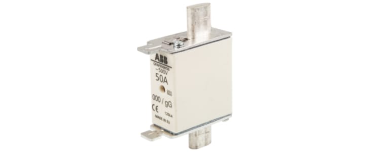 ABB 50A Centred Tag Fuse, NH000, 500V