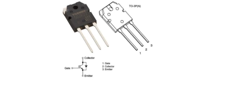 Toshiba GT50JR22 IGBT, 50 A 600 V, 3-Pin TO-3P, Through Hole