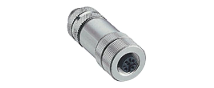 Gefran Circular Connector, 8 Contacts, Female