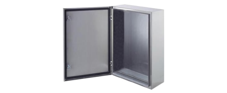 ABB SRX Series 304 Stainless Steel Wall Box, IP66, 800 mm x 800 mm x 300mm