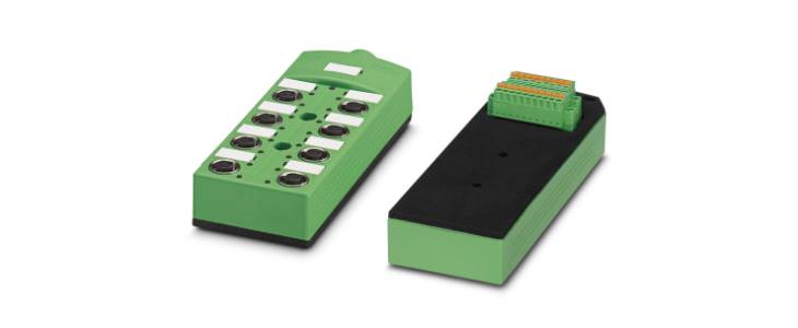 Phoenix Contact SACB Series Sensor Box, M12, 5 way, 8 port