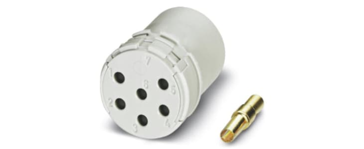 Female Connector Insert 12 Way for use with Circular Connector